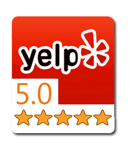 5.0 Stars on Yelp
